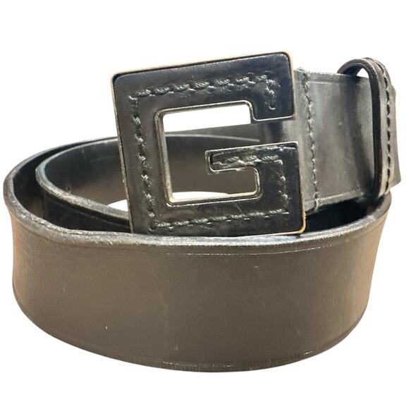 83. Gucci Black Leather Belt Size 31-33 main image 4